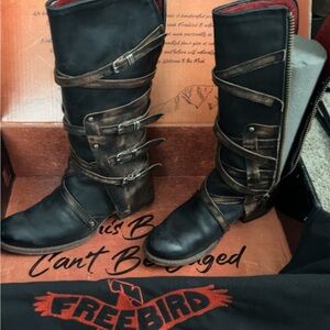 WILL TRADE FOR ANOTHER FREEBIRD. Riley Black and Brown Strapped